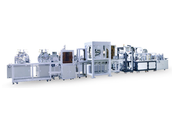 Trifold Mask Production Line with Examining System